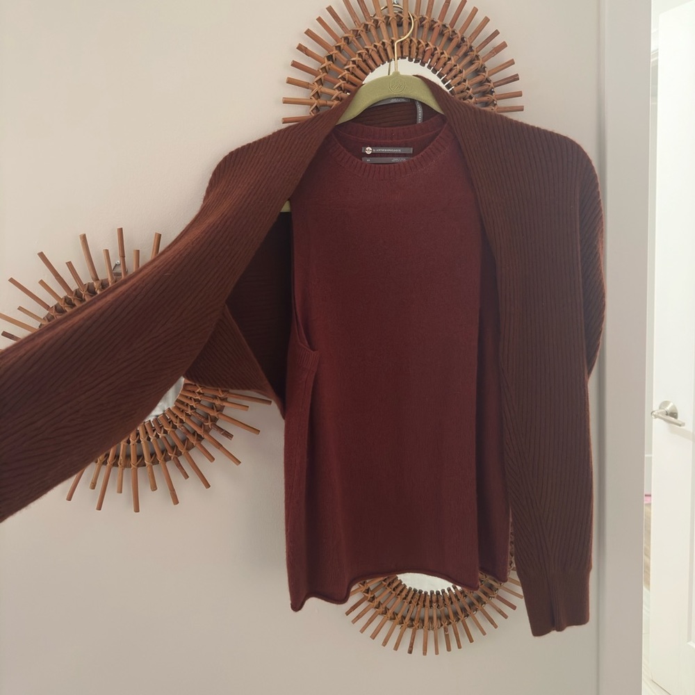 Anthropologie Cashmere Sweater Set 🤎
